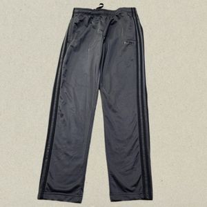 adidas Black Mens Tracksuit Joggers with Side Stripes